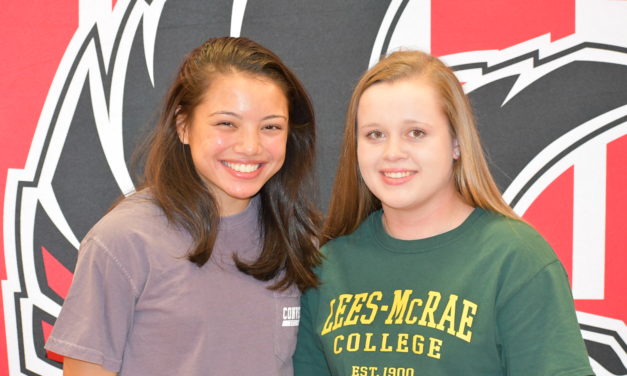 Two Nation Ford athletes sign for college