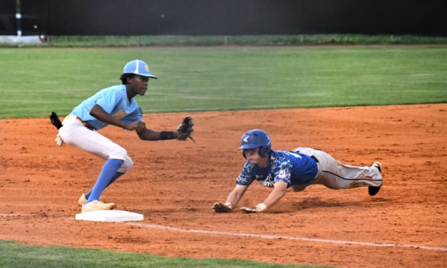 Post 43 juniors make easy work of Lancaster, seniors rally for win