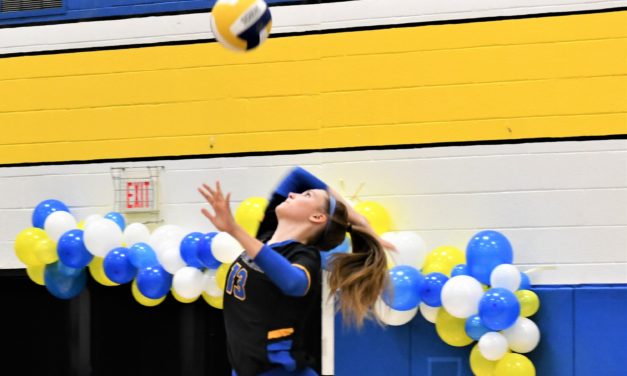 Jackets volleyball blanks Catawba Ridge
