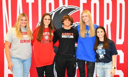 Falcons have five athletes sign to play in college