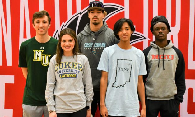 Five Falcons sign to fly to new locations
