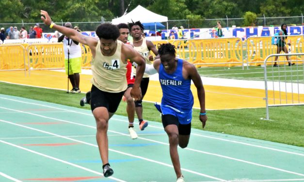 Catawba Ridge finishes third after a delayed 4A state track meet