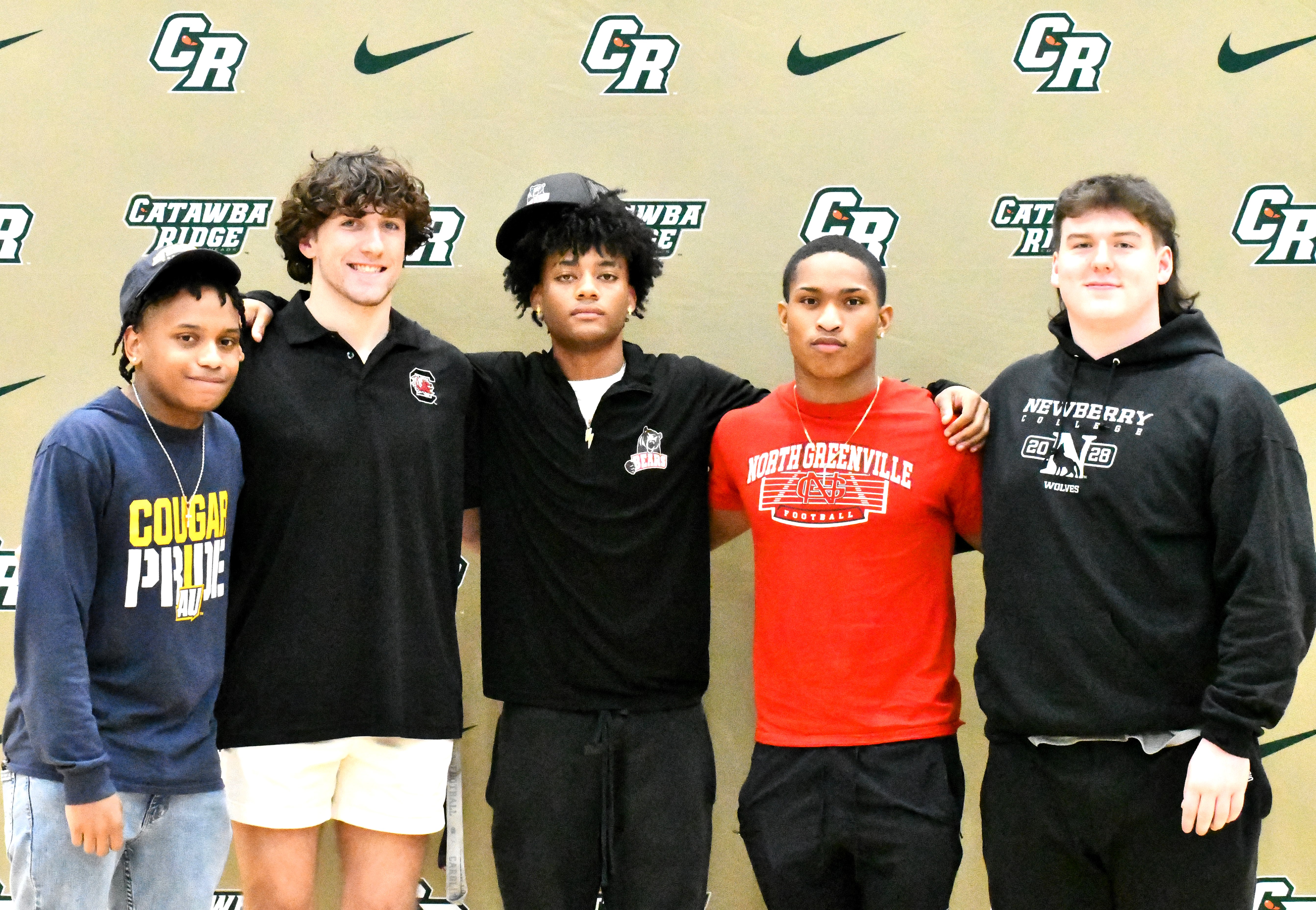 Five Copperhead gridiron players sign to tackle college football