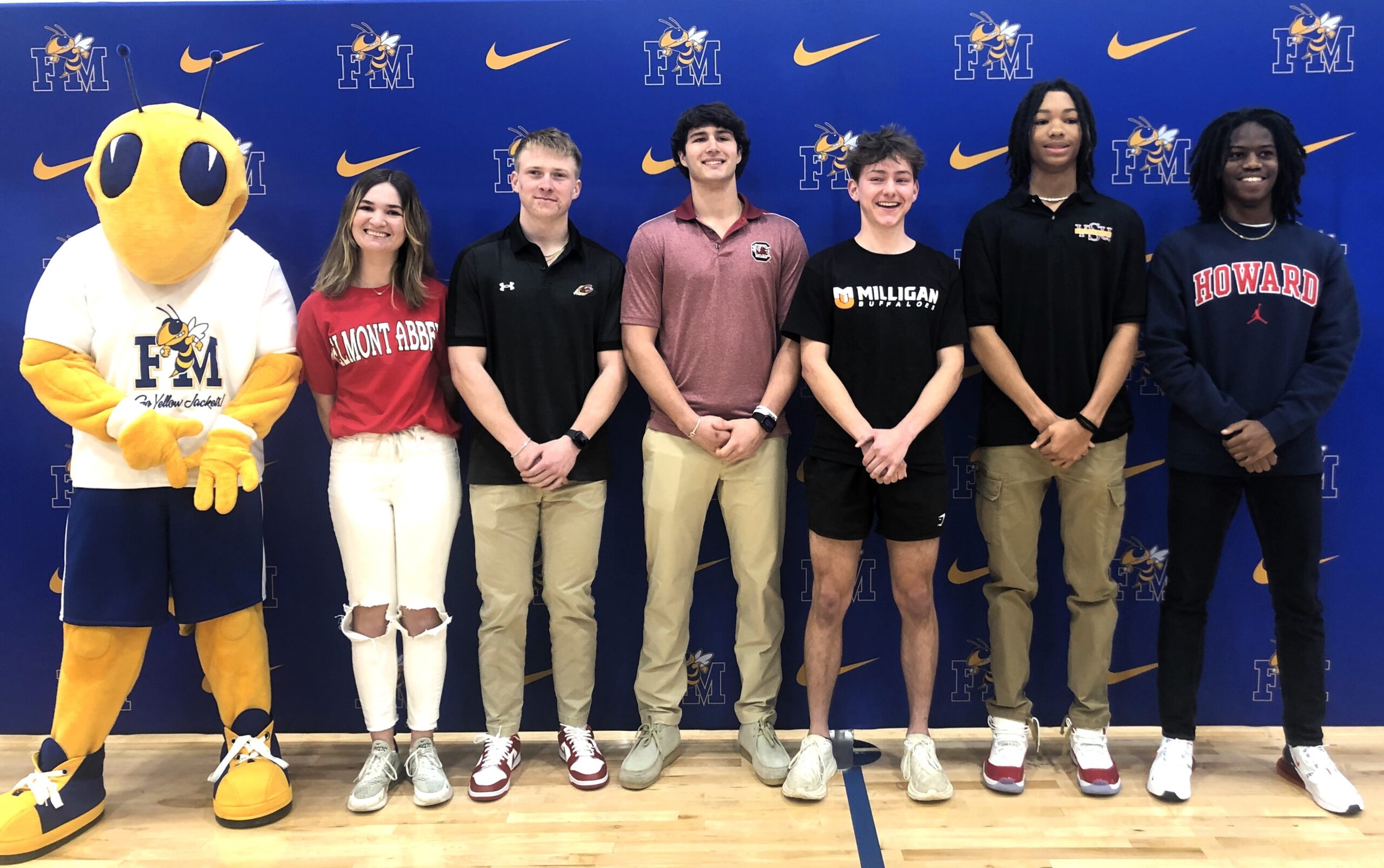 Six Jackets sign to play college sports