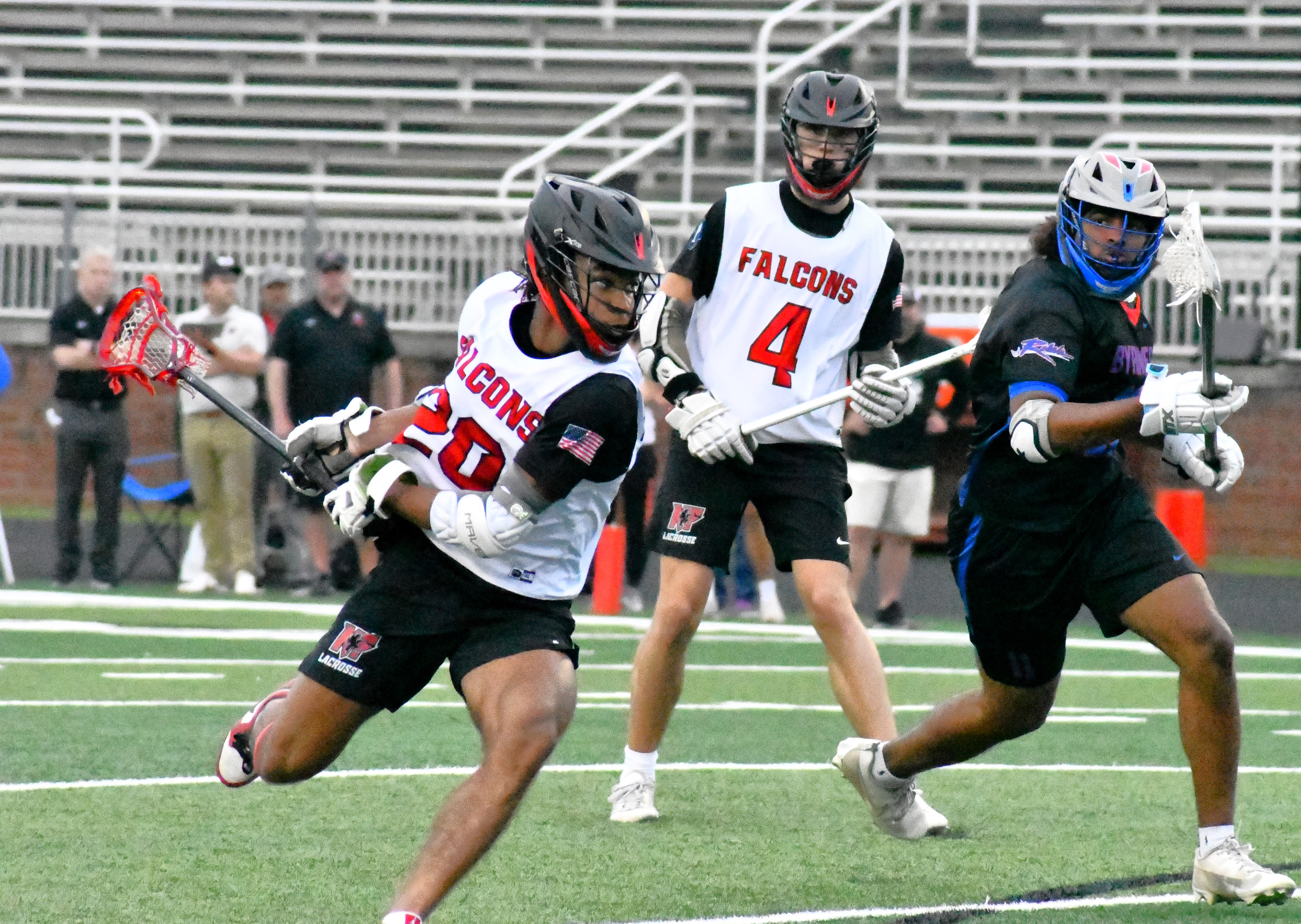 Nation Ford opens lacrosse playoffs with a rout of Byrnes