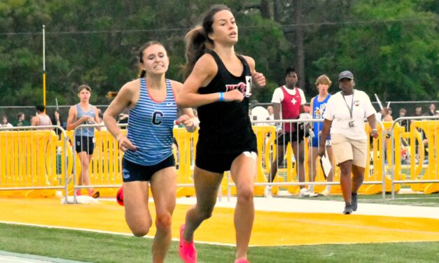 Three Falcons fly to five state championship wins; school and state records