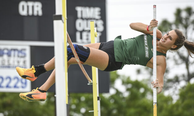 Copperheads grab top 15 finish at 4A state track meet