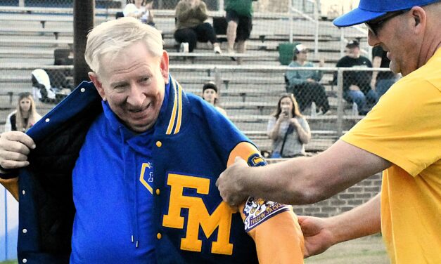 Mr. Yellow Jacket gets his letterman’s jacket